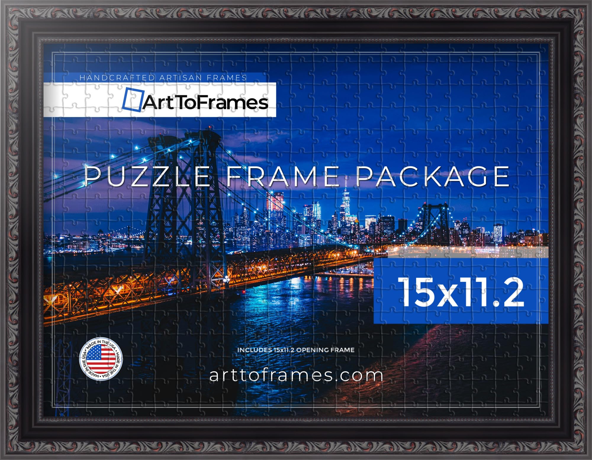Amazon.com - ArtToFrames 15x11.2 INCH/28.5x38 CM Black Frame for