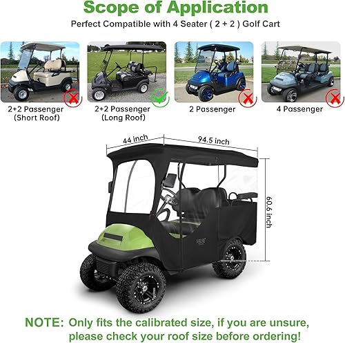 Miniatura 6 de 10L0L Caja de carrito de golf para Club Car Precedent