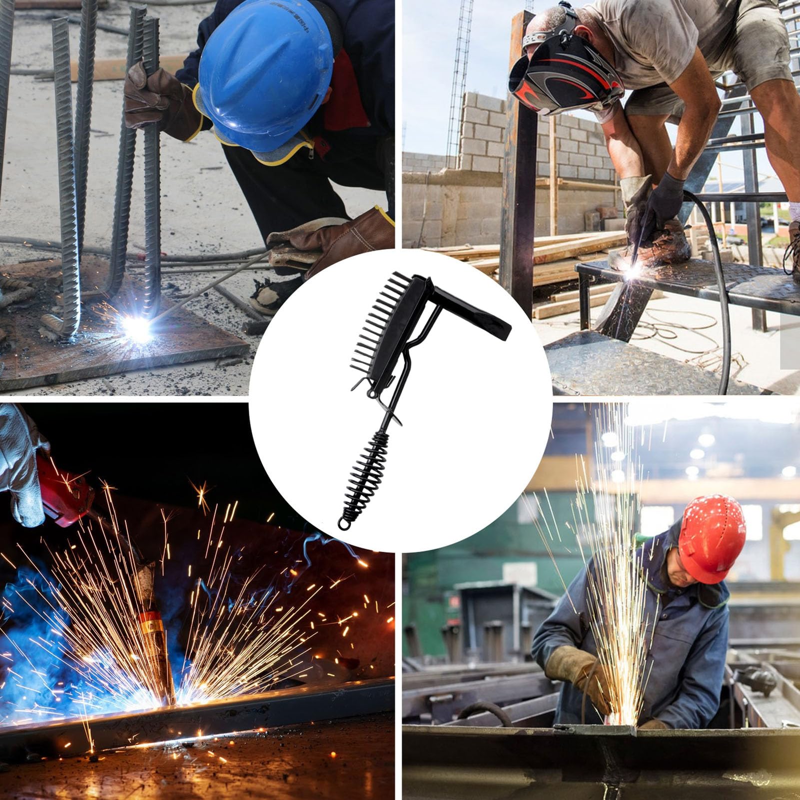 Marteau de soudage | Marteau de soudeur Derusting – Marteau de soudeur Derusting Welder, Extracteur de scories de soudure avec poignée à ressort hélicoïdal pour l'efficacité de soudage