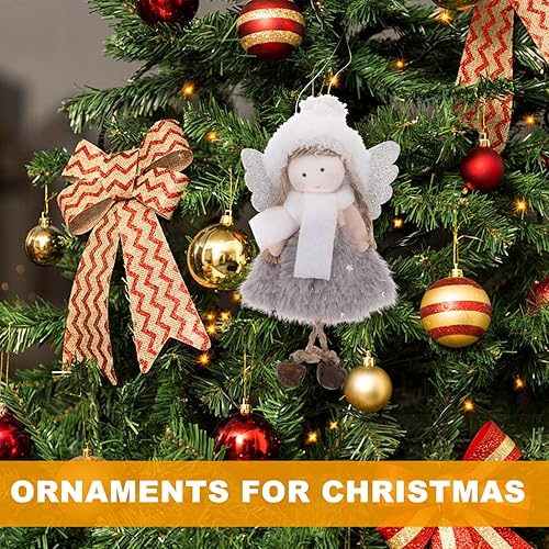 Miniatura 4 de Pendant Decor Christmas Plush Doll Ornaments Xmas Tree Ornament Dolls Decorative Plush Pendants Christmas Hanging s for Home Stair Fireplace Holiday