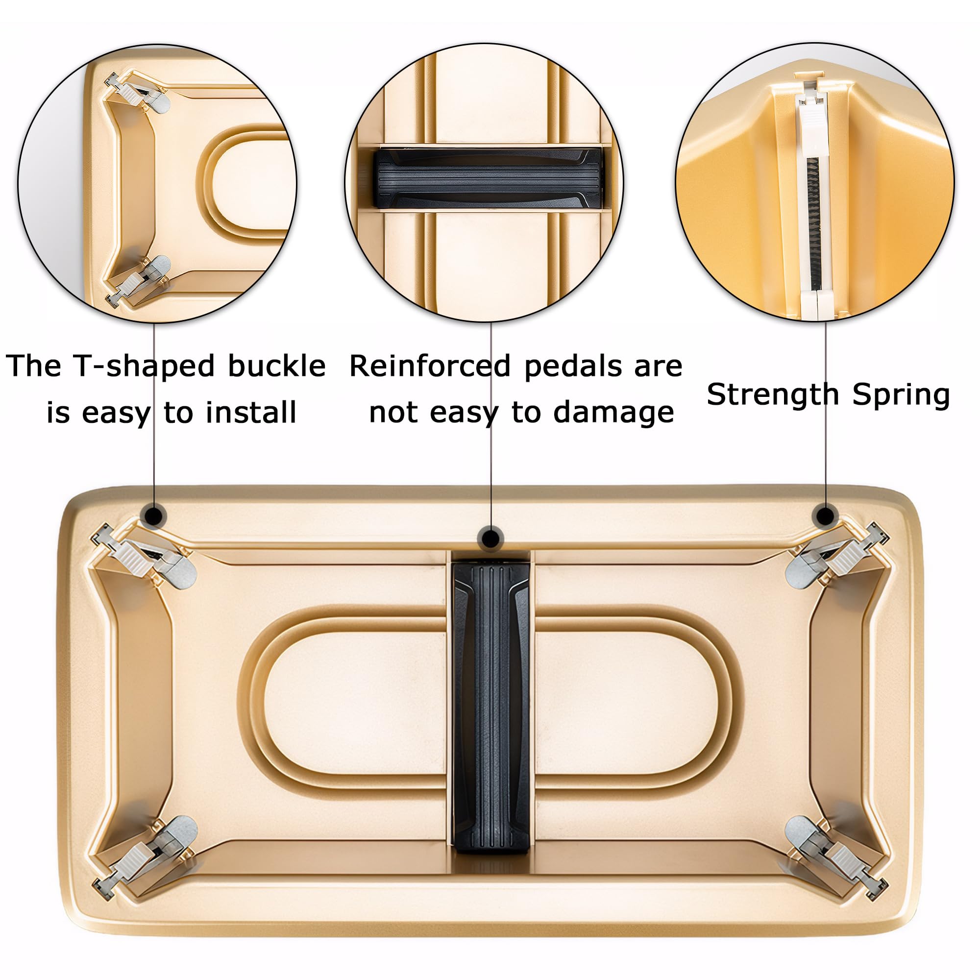 Automatic Shoe Cover Dispenser : Automatic Shoe Film Machine Changing Shoe Covers Quickly,Shoe Cover Machine for House for Keeping Floor Clean,Shoe Wrapping Machine for Indoor,Stainless Steel (Gold)