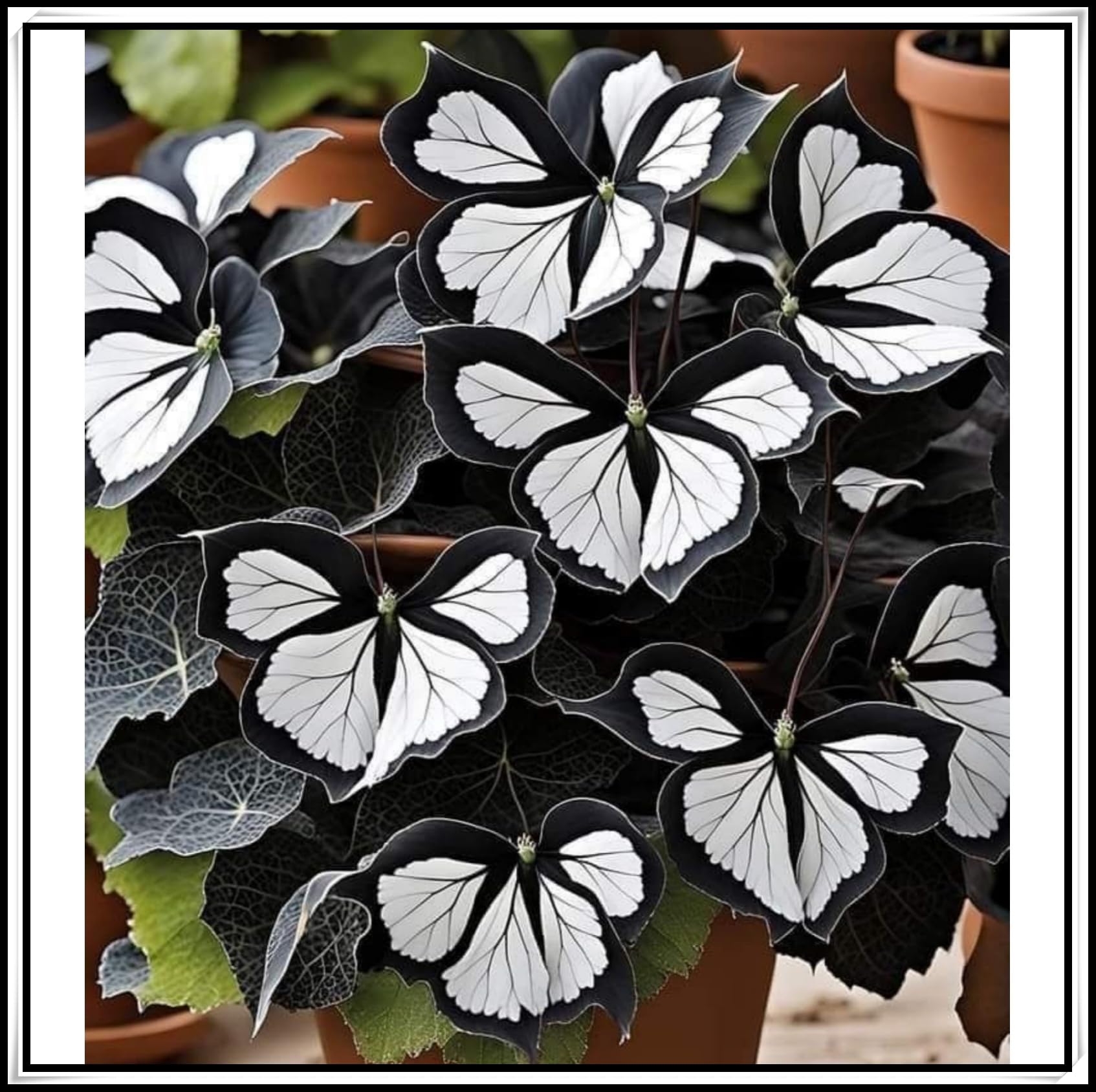 Perennial Hosta Bulb, Midnight Butterfly Flower Herb Hosta Rhizome, Shade-Tolerant ＆ Low-Maintenance, Ideal Garden Excellent Display -10 Bulbs-G