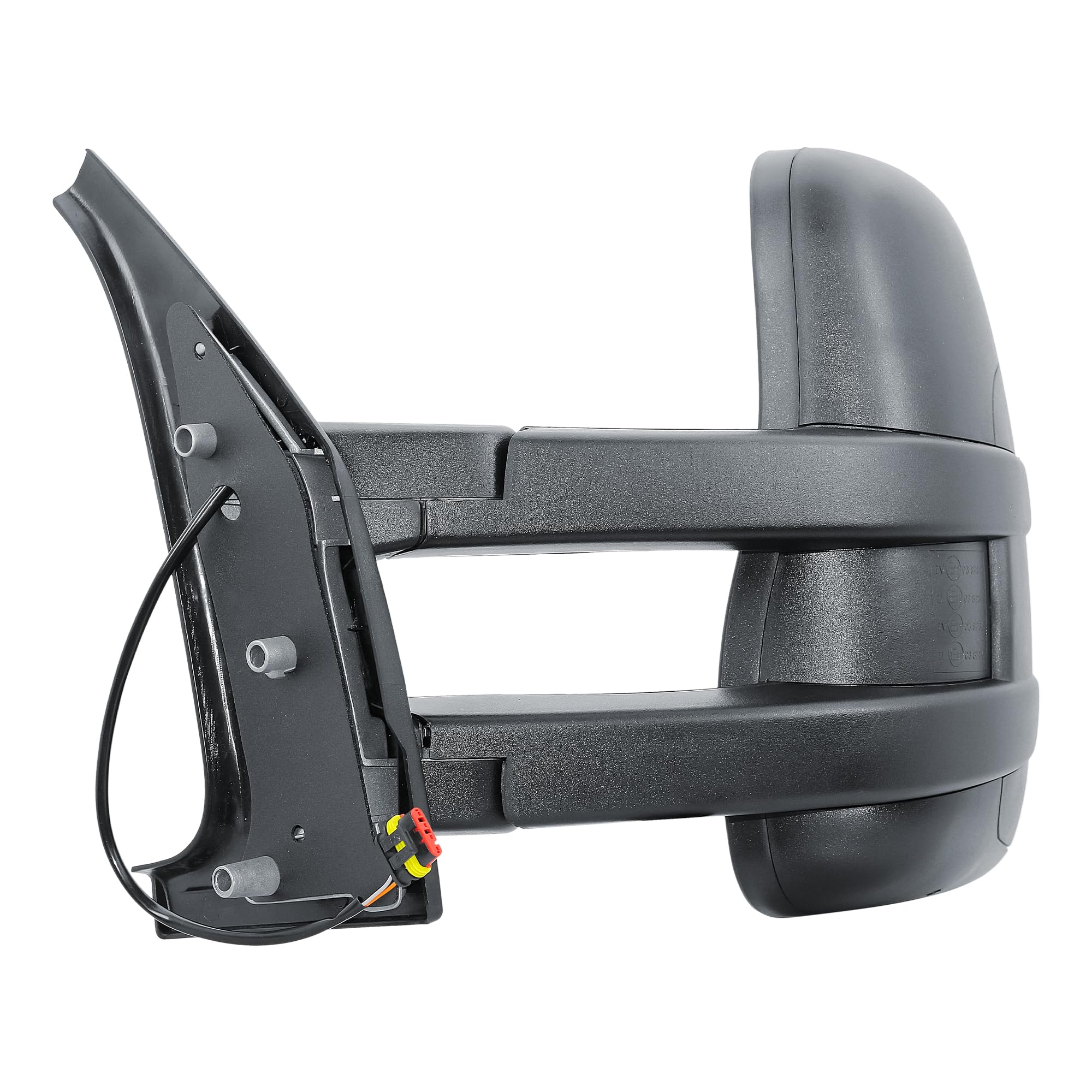 Espejo retrovisor exterior manual de brazo largo izquierdo no calefactable con intermitentes para camiones diarios IVECO 2006–2013