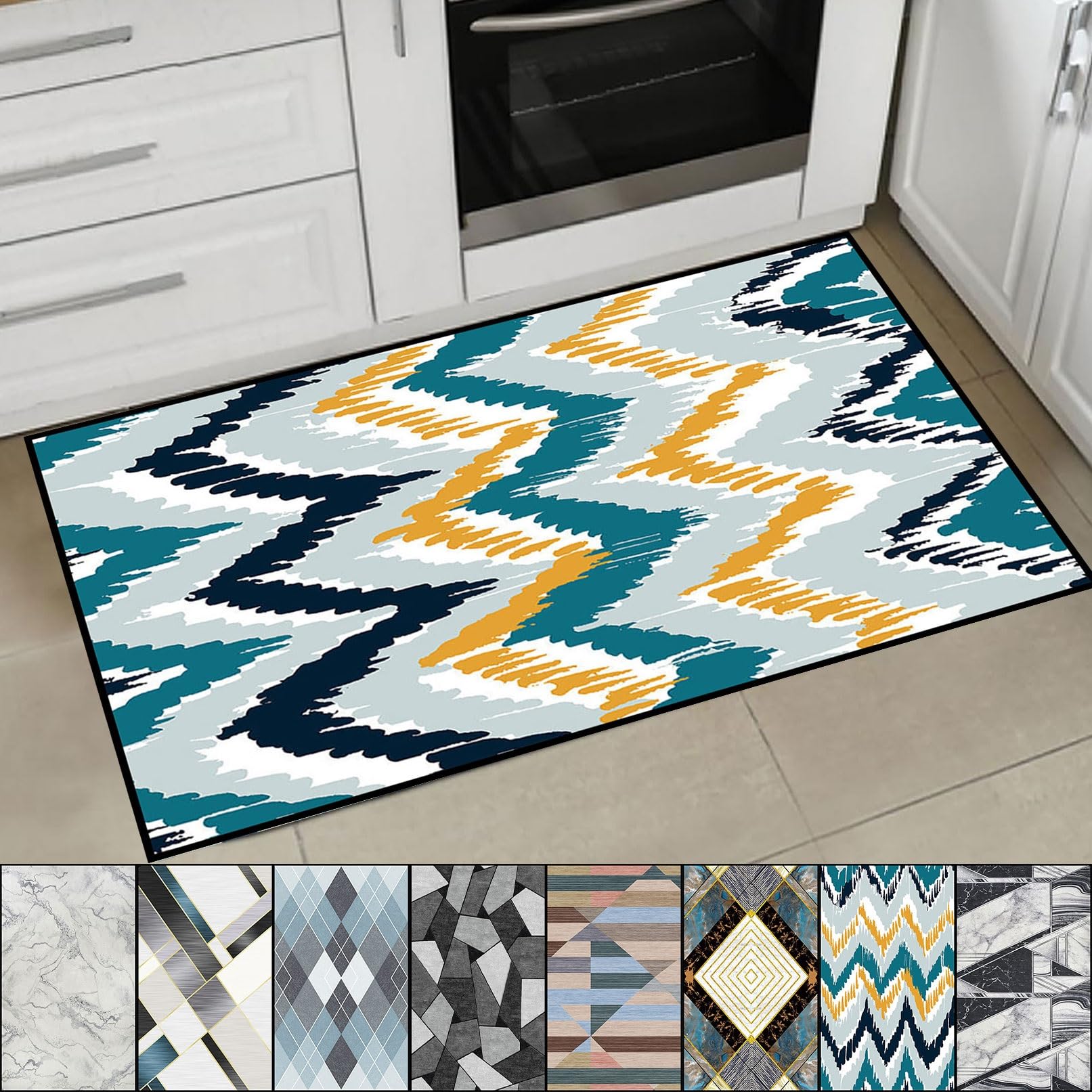 Tapis de couloir sécurisé pour enfants et animaux lavable et doux au format 40x280cm