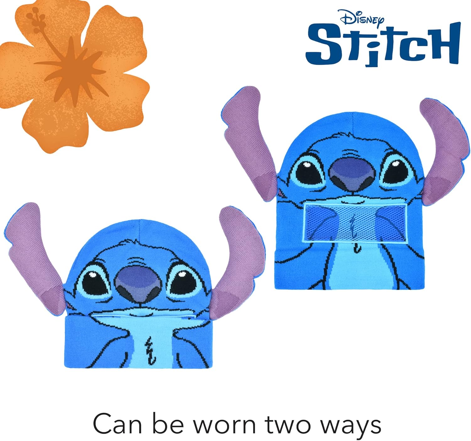 Disney unisex-adult Disney Lilo and Stitch Winter Beanie Hat Knitted Stocking Cap - Image 3