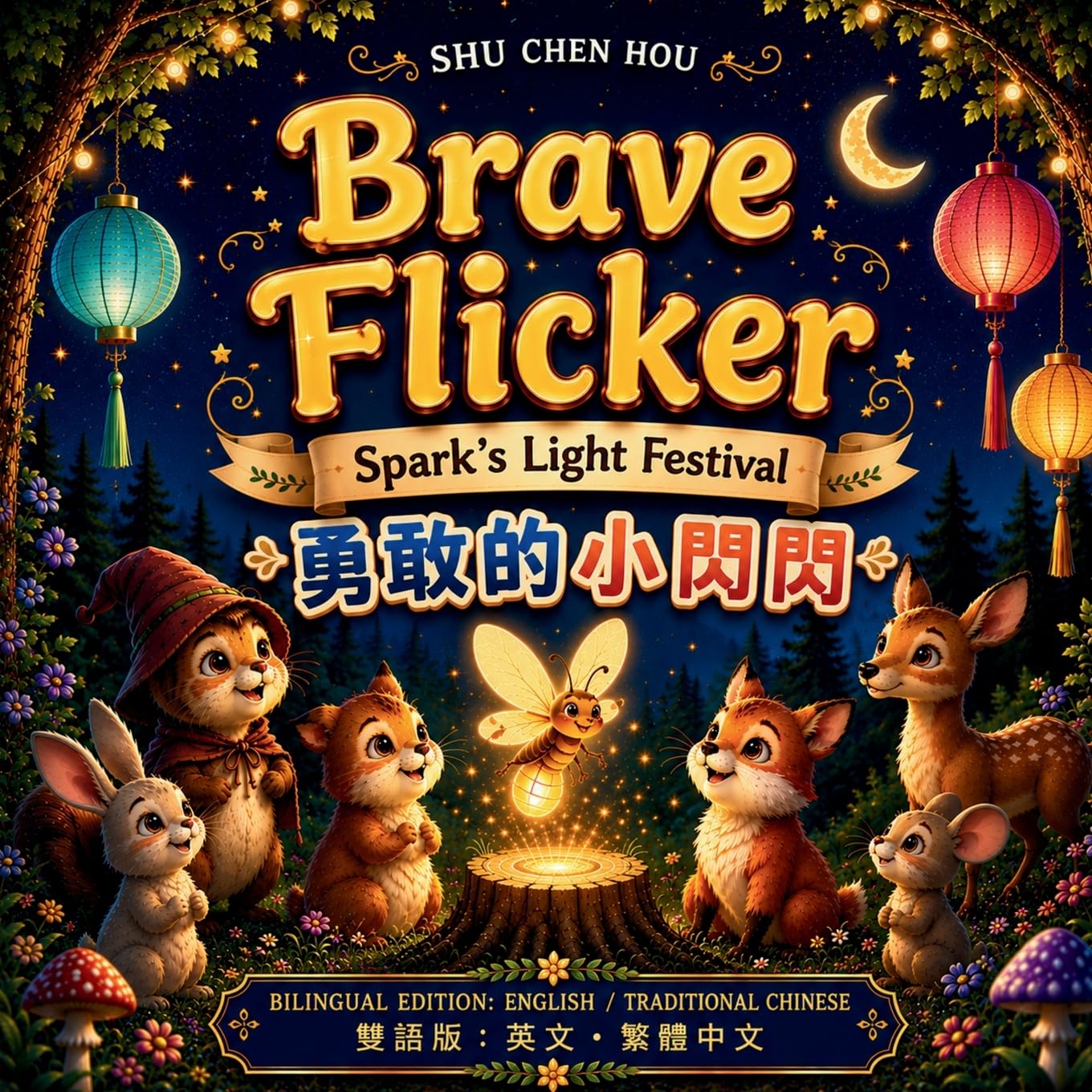Brave Flicker 勇敢的小閃閃: A Bilingual English and Traditional Chinese Picture Book About Courage, Kindness, Hope and Friendship (Bilingual Heartwarming Storybook Universe 雙語暖心童話小宇宙)