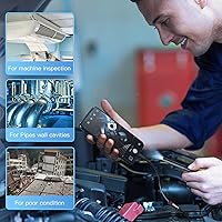 Vista 6 de Cámara de endoscopio con luz, boroscopio con 6 luces LED, endoscopio con cámara de serpiente semirrígida de 9.8 pies, cámara de inspección