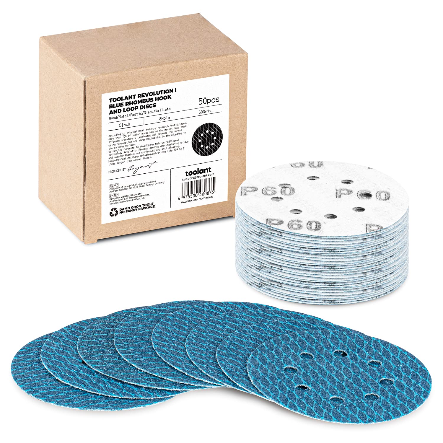Diamond Sanding Discs - 50 Pack, Faster & Longer Lasting -23