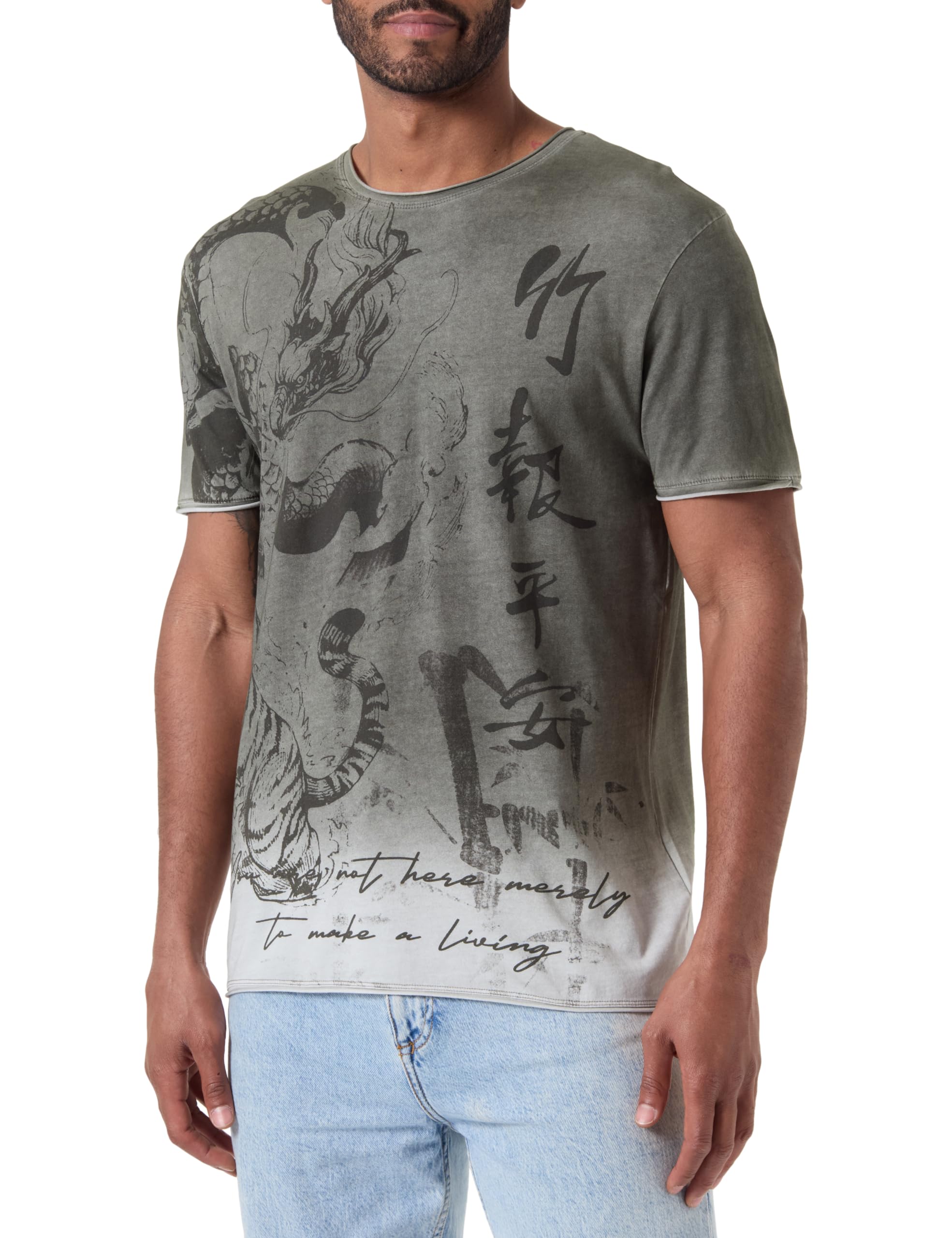 KEY LARGO Men's Mt Tiger Round T-Shirt