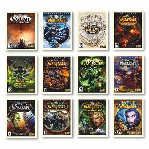 PurpleheARTs | World of Warcraft Wall Art Poster Prints | WoW Wall Art | Set of 12 UNFRAMED ( 8'' x 10'' ) | Posters for Boys Room |Warcraft Room Decor,Game series collectible posters, Game collectible Wall art