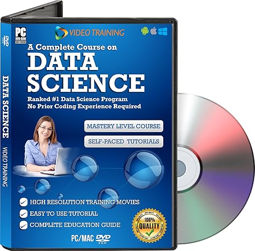 Mastering DATA SCIENCE Training Tutorial Video DVD – Fast Learning Self-Paced Tutorial High Quality Training Videos with Examples | No Subscription…