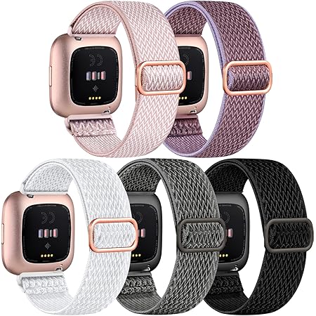 Accessoire Montre Connectée 3 Bracelets Fitbit Charge 6/5 - TPE Souple Respirant Multi-Couleurs Bracelet Sport Fitbit