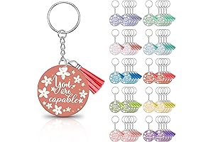 Bulk Keychains for Women: 50 Pcs Thank You Key Chains