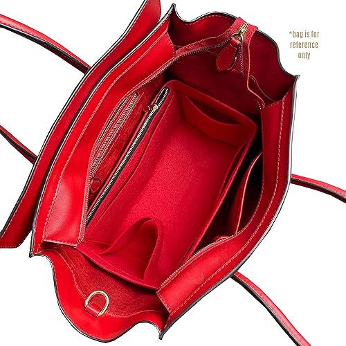 Miniatura 4 de Mini bolsa de equipaje Organizador Inserto Nano equipaje Tote Inserto Personalizable Premium Fieltro Hecho a Mano Protector de Forro (Luggage Mini,