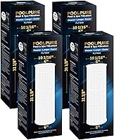 Vista 10 de POOLPURE Filtro de piscina PLF150A reemplaza a Pentair CC150, CCRP150, PAP150, Ultral-C4, PP-C4, PP-C4-M, Unicel C-9415, R173216, 59054300, Filbur