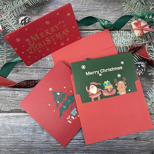 Miniatura 5 de YINUOYOUJIA 50 paquetes de sobres A7 para invitación, sobres 5x7 para tarjetas - autoadhesivos, solapa cuadrada, ideales para boda, baby shower,