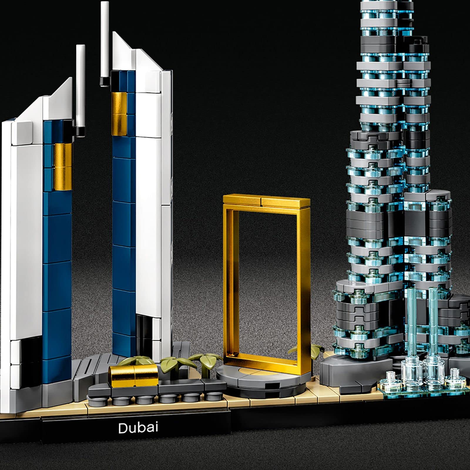 LEGO Architecture Dubai, Collezione Skyline, Kit di Modellismo Creativo e Rilassante, Costruzioni per Adulti e Ragazzi di 16+ Anni, 21052
