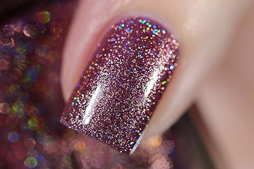 Miniatura 249 de ILNP Madison Ave Esmalte de uñas holográfico metálico rosa antiguo