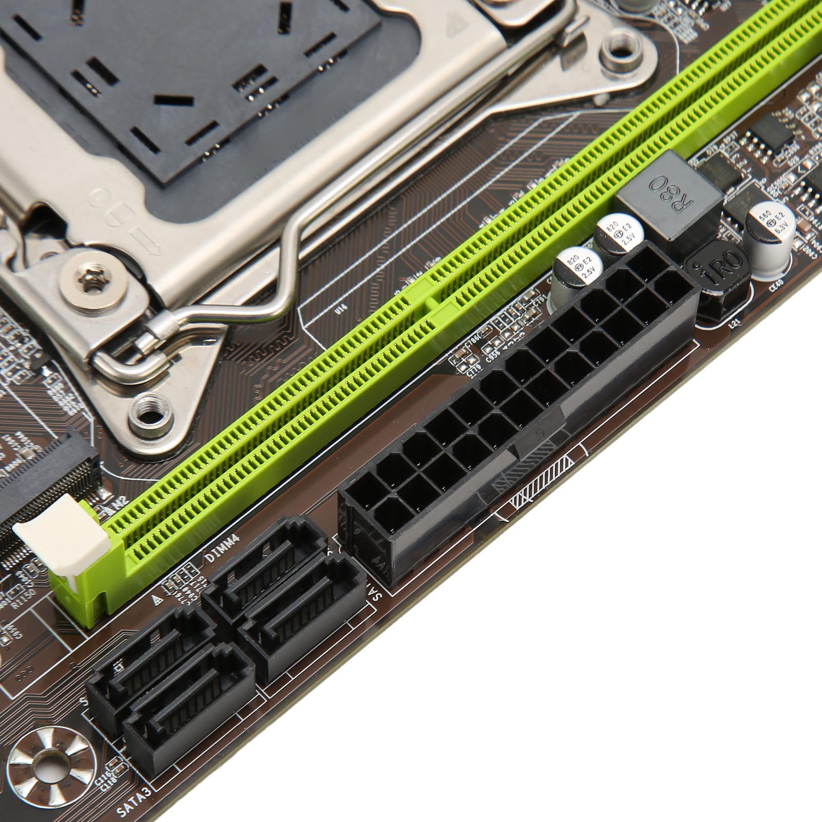 dsheng Carte Mère Ddr3 4 Pcie X16 Usb2.0 pour Carte Réseau Lga2011 Sata2.0 Phase Lga 2011 V1 pour Carte Réseau Informatique V2 Channel X79