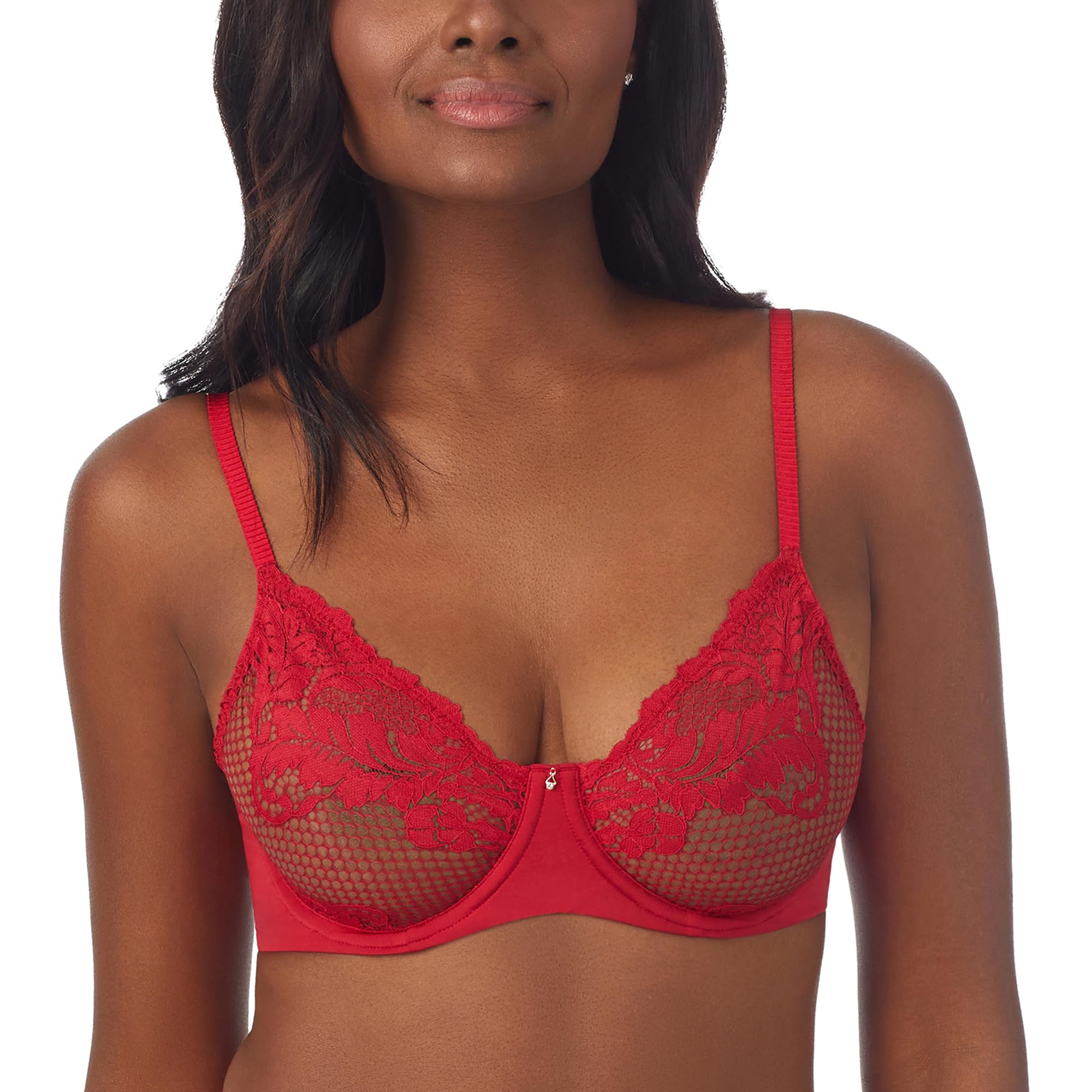 Le Mystère Women's Lace Allure Unlined Wired Bra