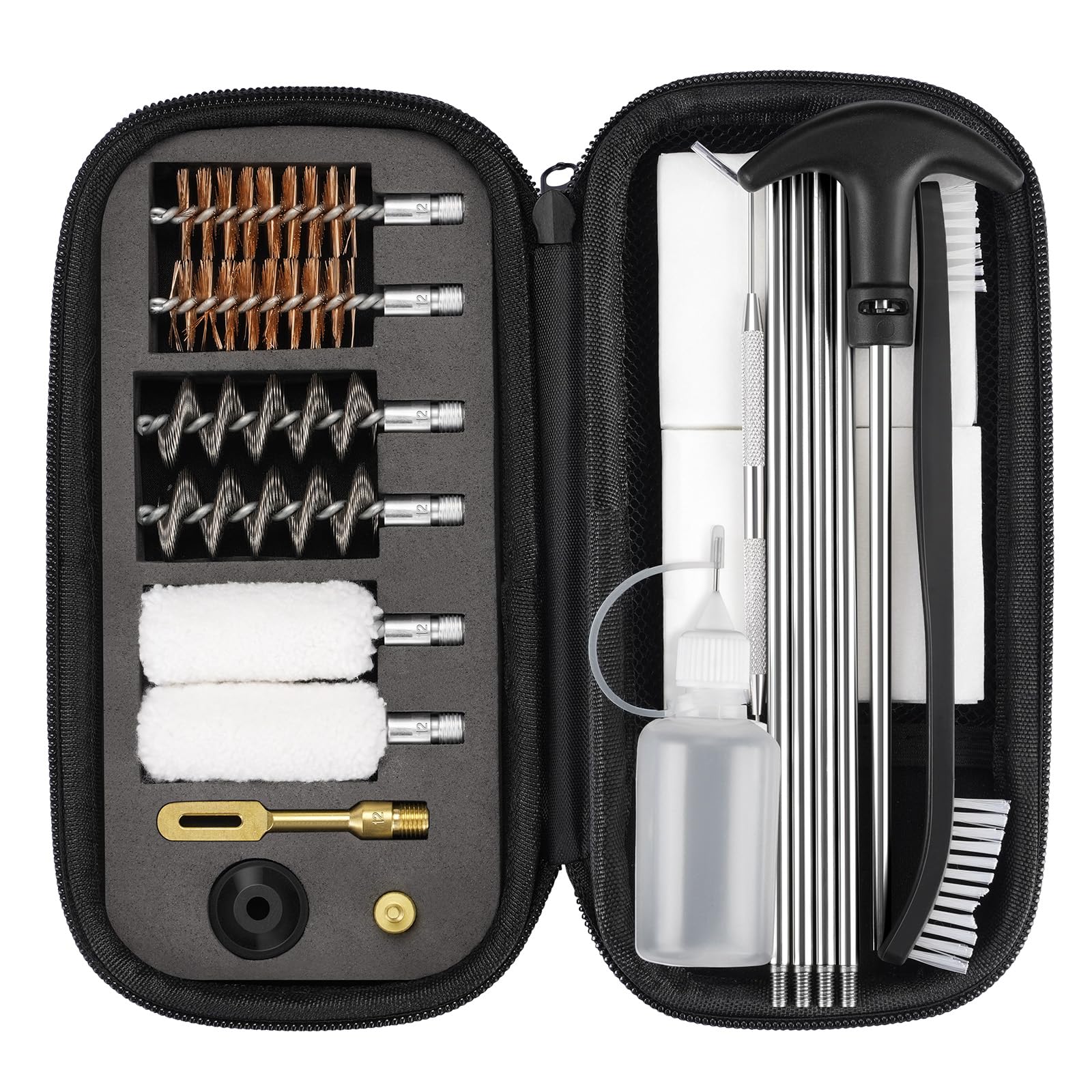 CVLIFE 12 Gauge Shotgun Cleaning Kit Double Consumables Cleaning Rod