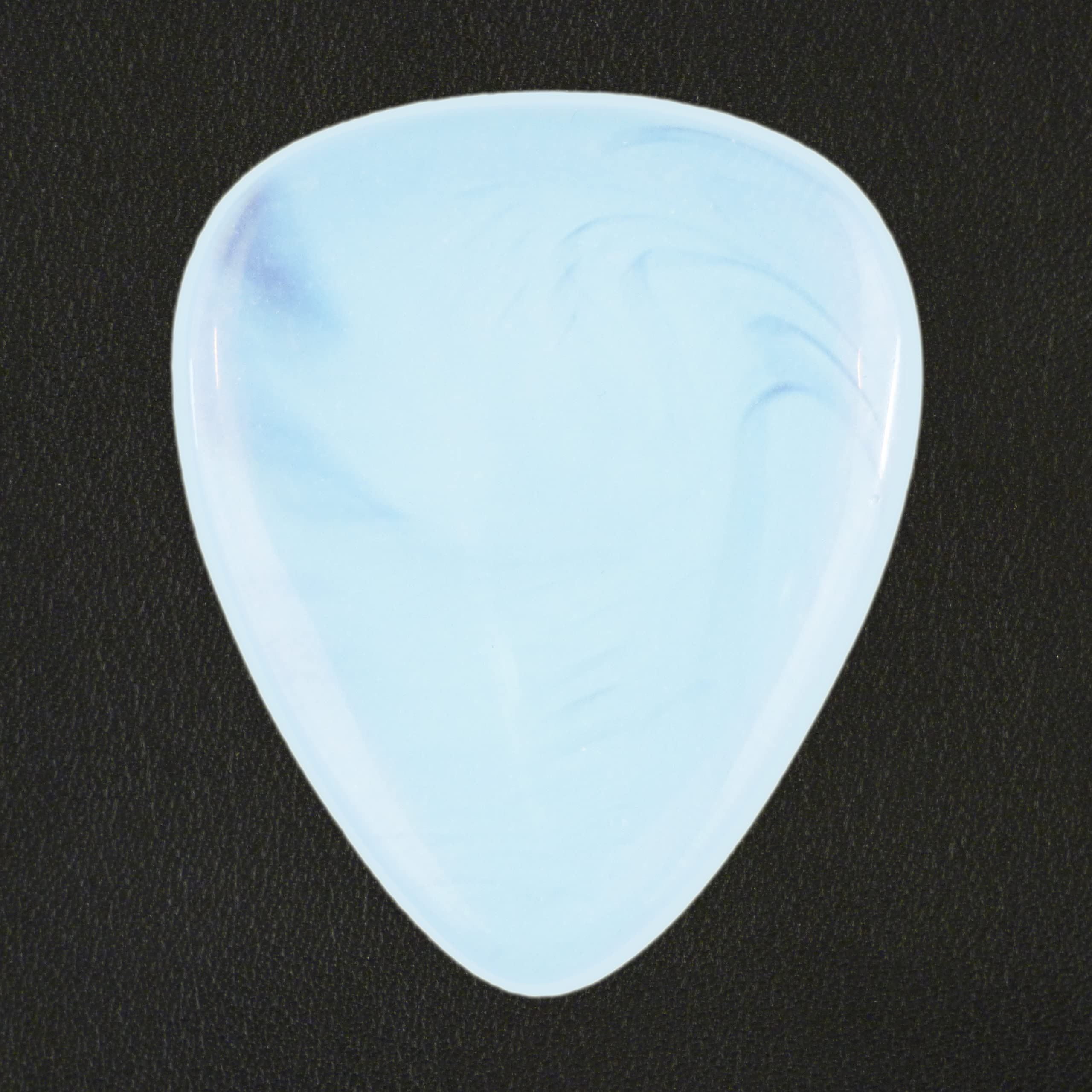 Opalite Gemstone Guitar Or Bass Pick - 3.0 mm Ultra Heavy Gauge - 351 Shape - Specialty Handmade Exotic Plectrum - 1 Pack
