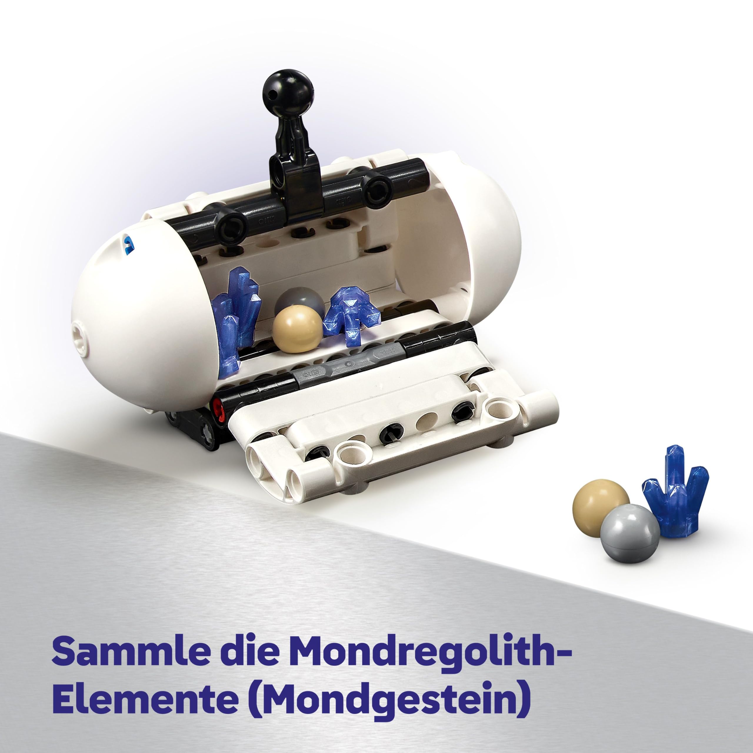 LEGO Technic Lunar Outpost Mondrover-Raumfahrzeug - Interaktives Spielzeug - Kran und Sonnenkollektoren - Robotermodell zum Bauen und Spielen - Geschenk für Jungen und Mädchen ab 10 Jahren 42211