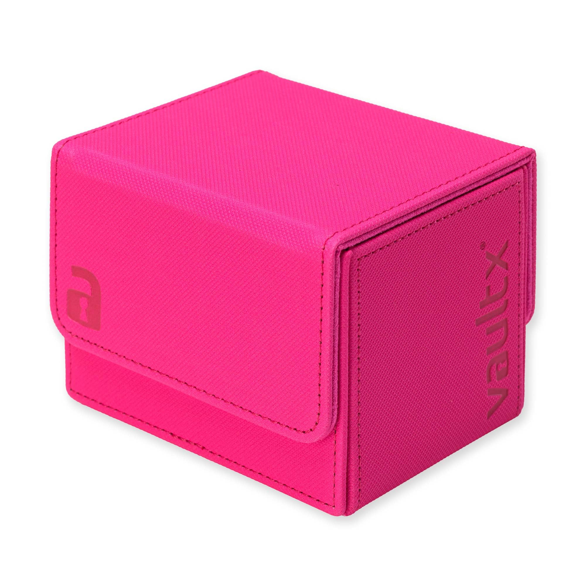 Vault X Toploading Caja para cartas coleccionables, 80+ cartas, material Exo-Tec de primera calidad, caja de almacenamiento, tapa magnética, MTG Commander, TCG (Amarillo) — view 9