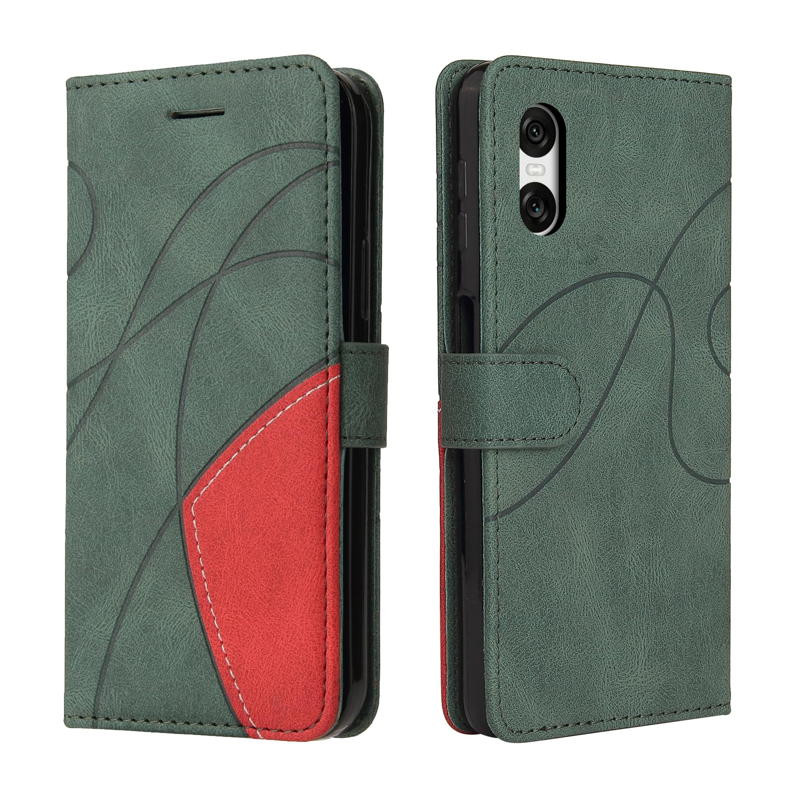 CXTcase for Sony Xperia 10 VI Case, Wallet PU Leather Flip Folio Case Cover with Card Holder Slots Magnetic Closure