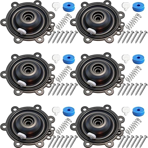 Kit de repuesto de diafragma de válvula de riego para RainBird CP, CPF, DV, DVF, DAS, ASVF, ASVF, goma Buna-N duradera, resistente a grietas y rayos