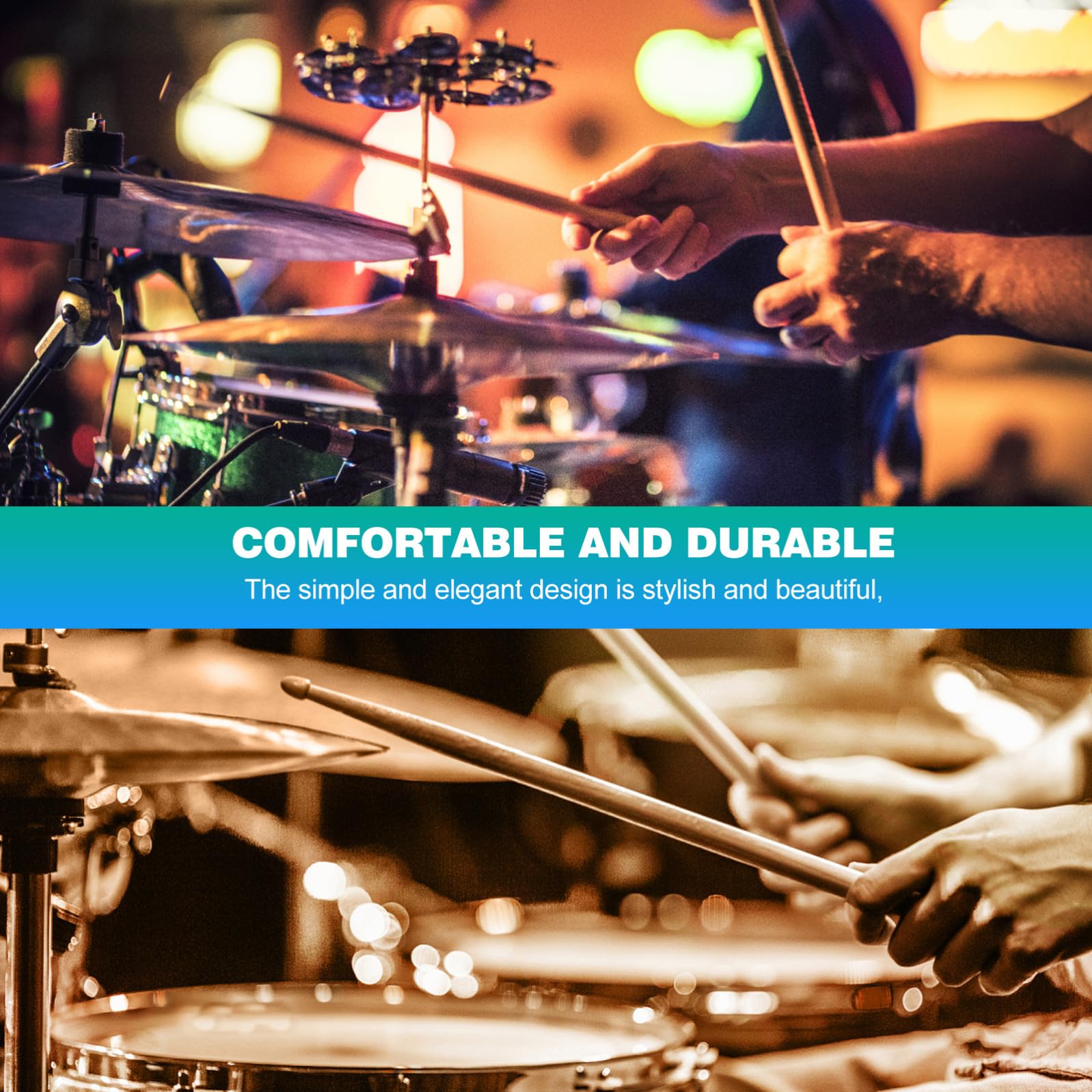 TOYANDONA 20stücke Holz Drumsticks Aus Ahorn Professionelle Schlagzeugstöcke Für Anfänger Und Fortgeschrittene Für Bühnenauftritte Und Musikliebhaber