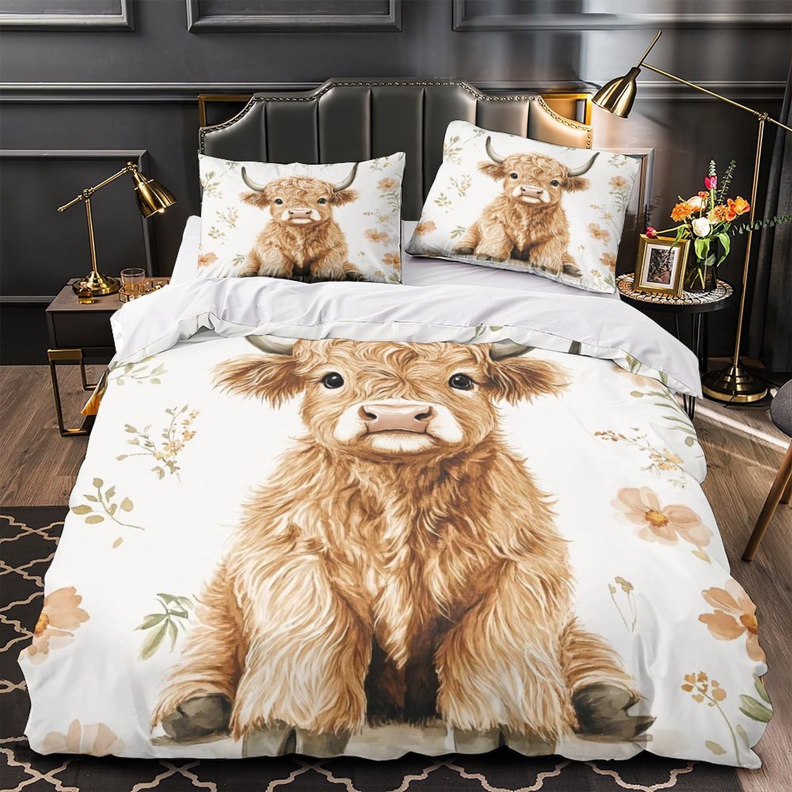 Housse de couette fléchettes 3D pour déco de chambre d'ado