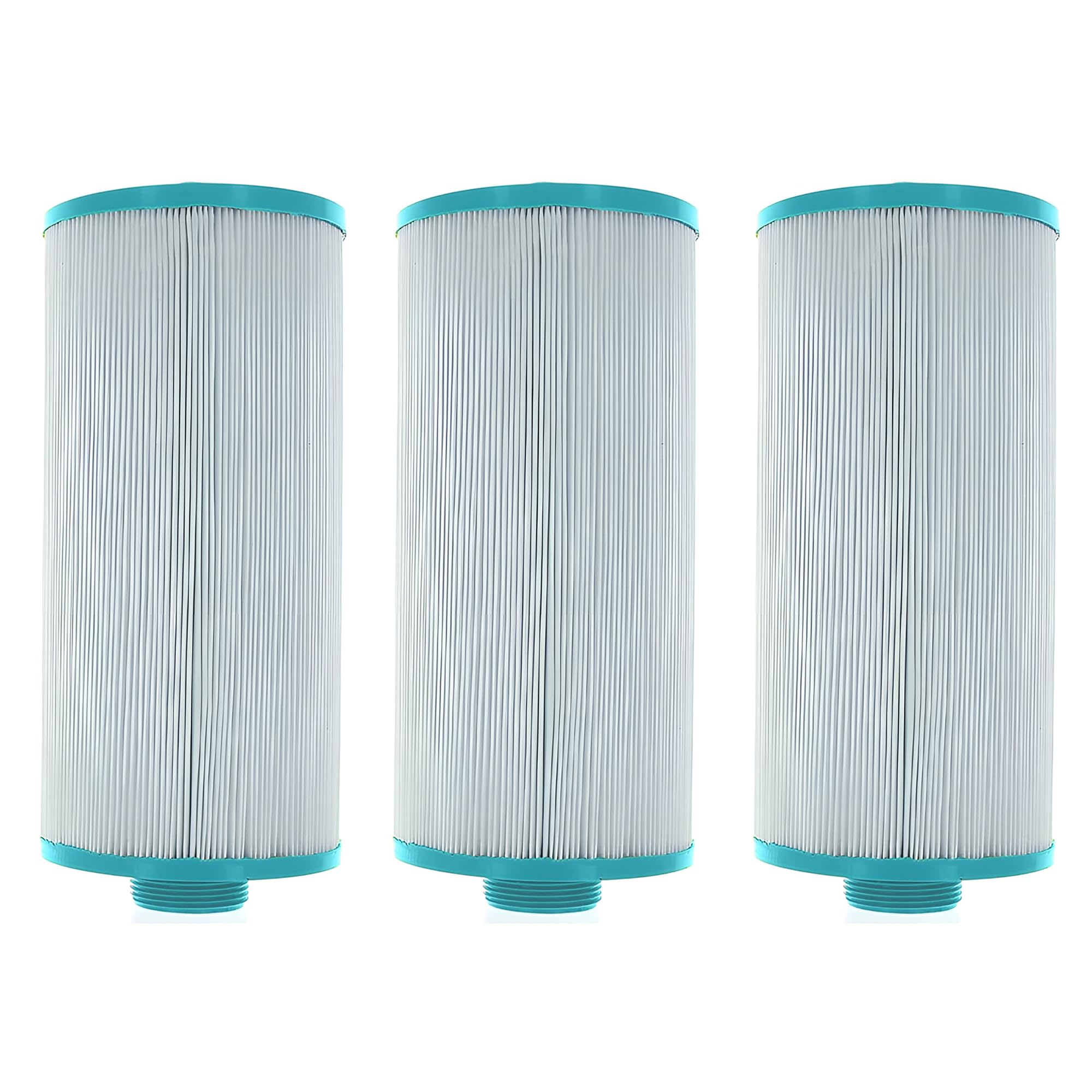 Hurricane 3 Pack Replacement Spa Filter Cartridge for Unicel 4CH-24, PGS25P4, Filbur FC-0131, After Hours Spas, Nemco Spas, Threaded 25