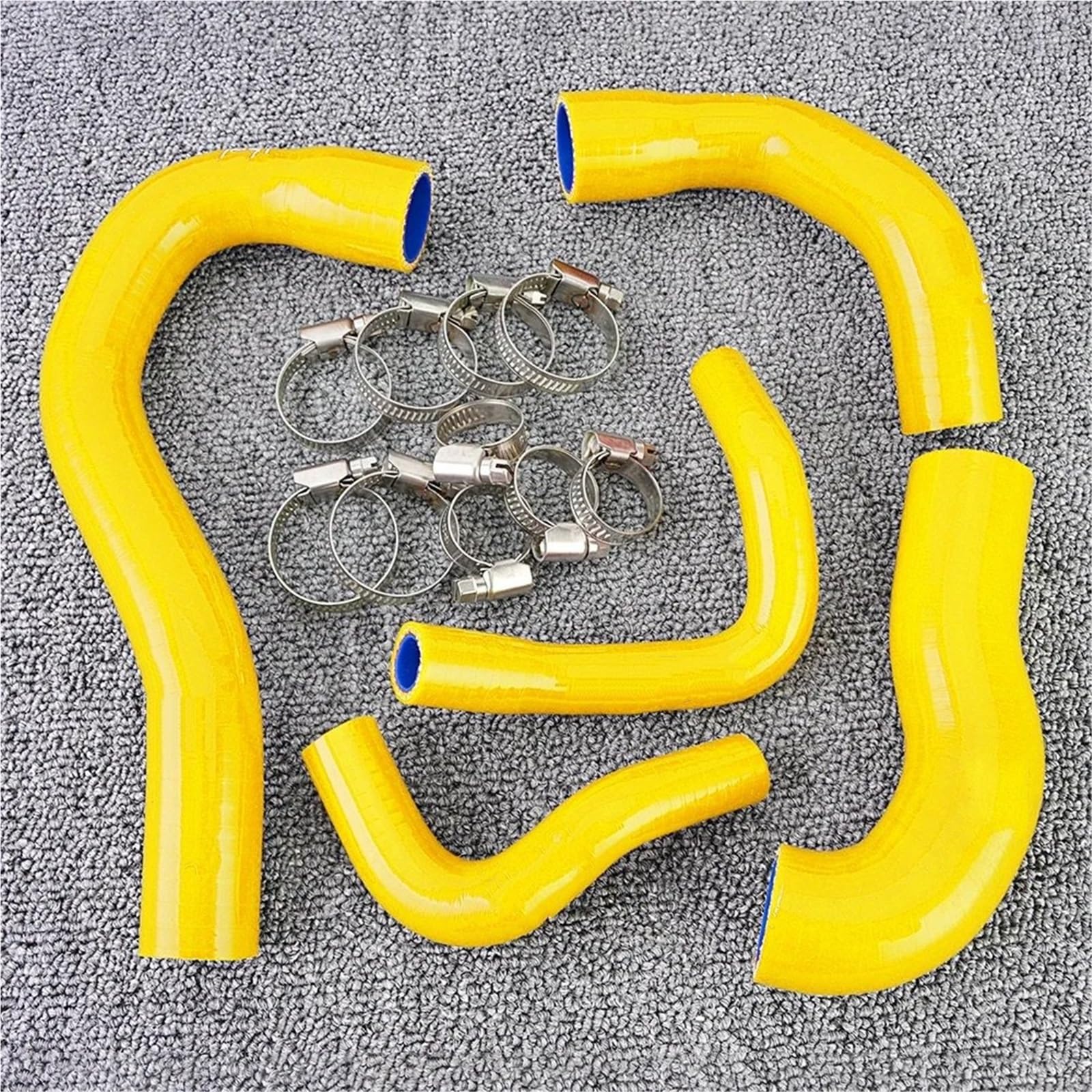 Manguito Turbo Kit de Manguera de refrigerante de Silicona para Yamaha MT-09, XSR900, MT09, Tracer 900, GT 9, GT 900, GT FZ09, FJ09, FZ09, FZ MT09. Manguera de intercooler(Gold)