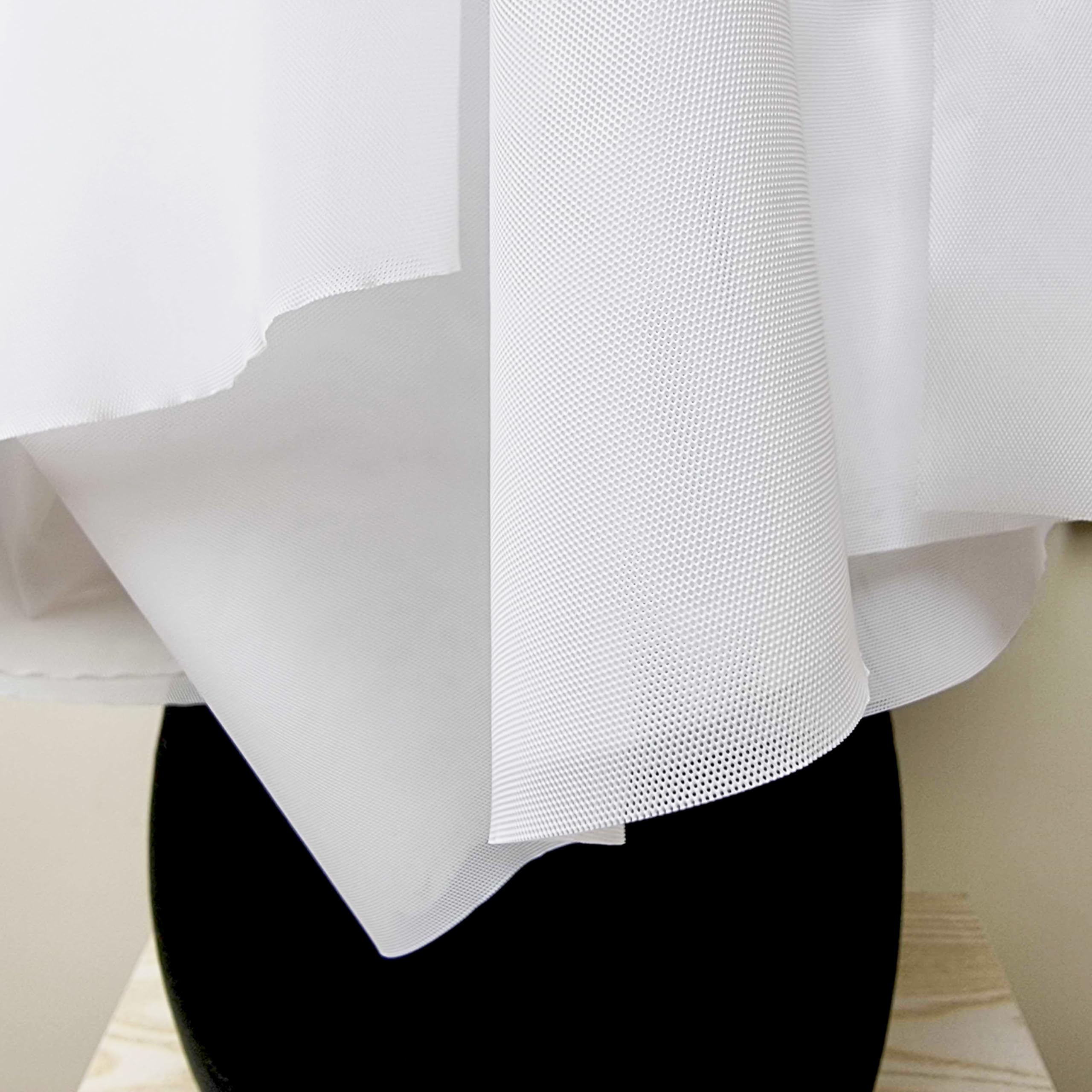 TFG Iron On Bi Stretch Fusible Interfacing Interlining 130cm Wide White Colour for Delicate Stretchy Fabrics (5 Metres)