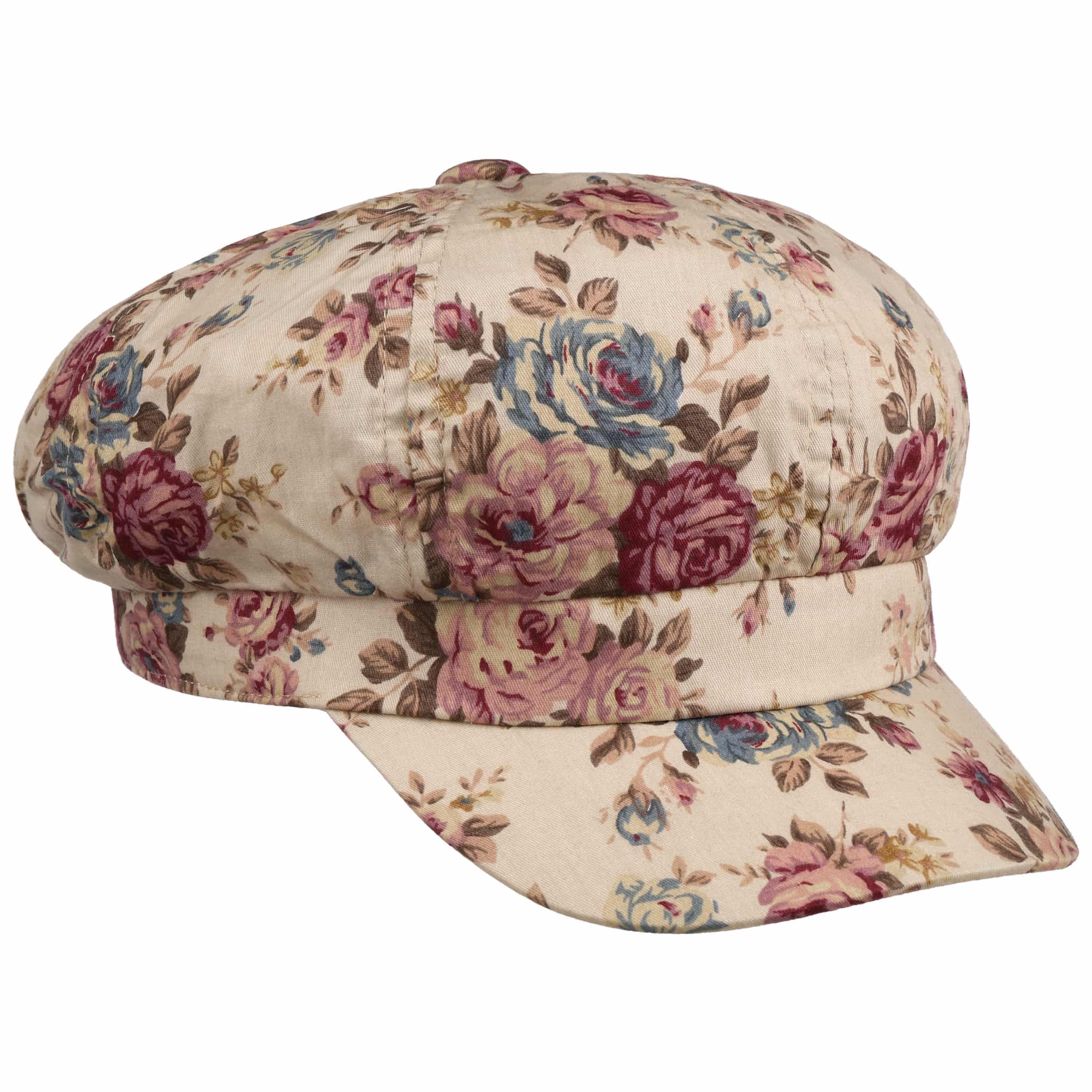 Lipodo Casquette Gavroche Romantic Roses Femme - Newsboy avec Etiquette Visiere Printemps-ete Printemps Ete