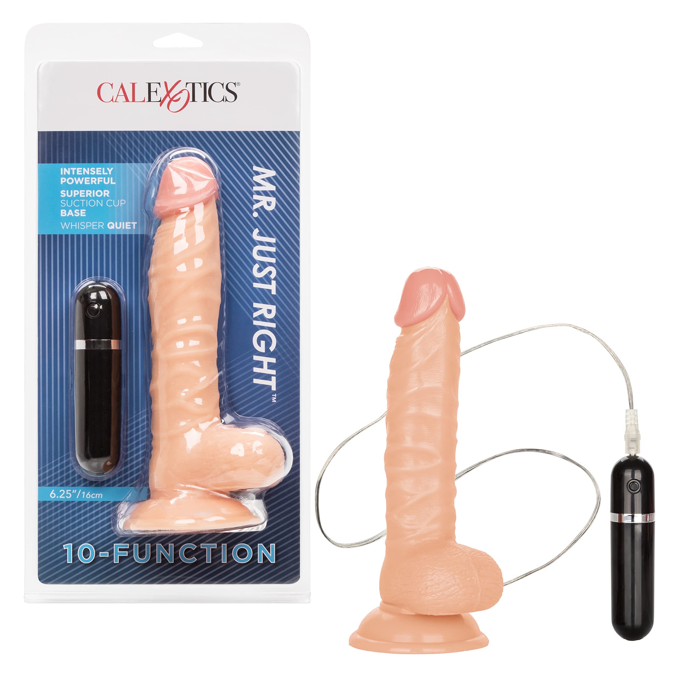 Amazon.com: CalExotics Novelties Mr. Just Right Elite Eight, Ivory : Health  & Household