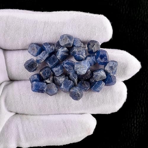 Miniatura 8 de 75 carats Natural Raw Blue Sapphire Crystal Gemstone, Chakra Healing Crystal, Rough Crystals and Gemstone, Birthstone Crystal for Jewelry Making