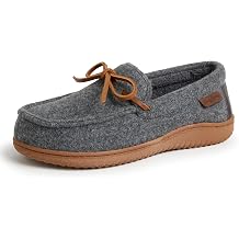 Dearfoams Womens Wilmington Memory Foam Moccasin Slippers