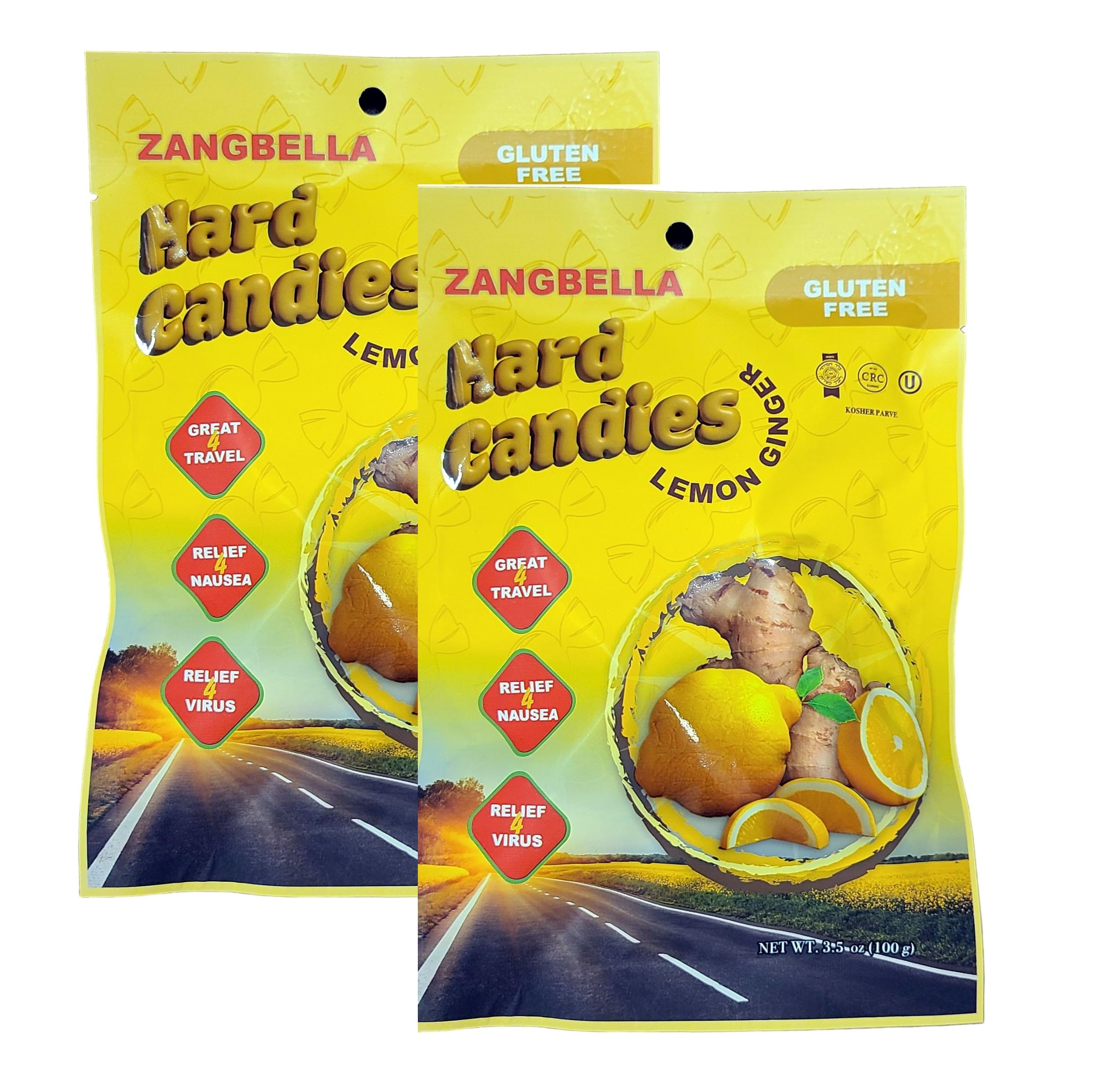 Amazon.com: ZANGBELLA Ginger Hard Candy - Relief Nausea, Motion