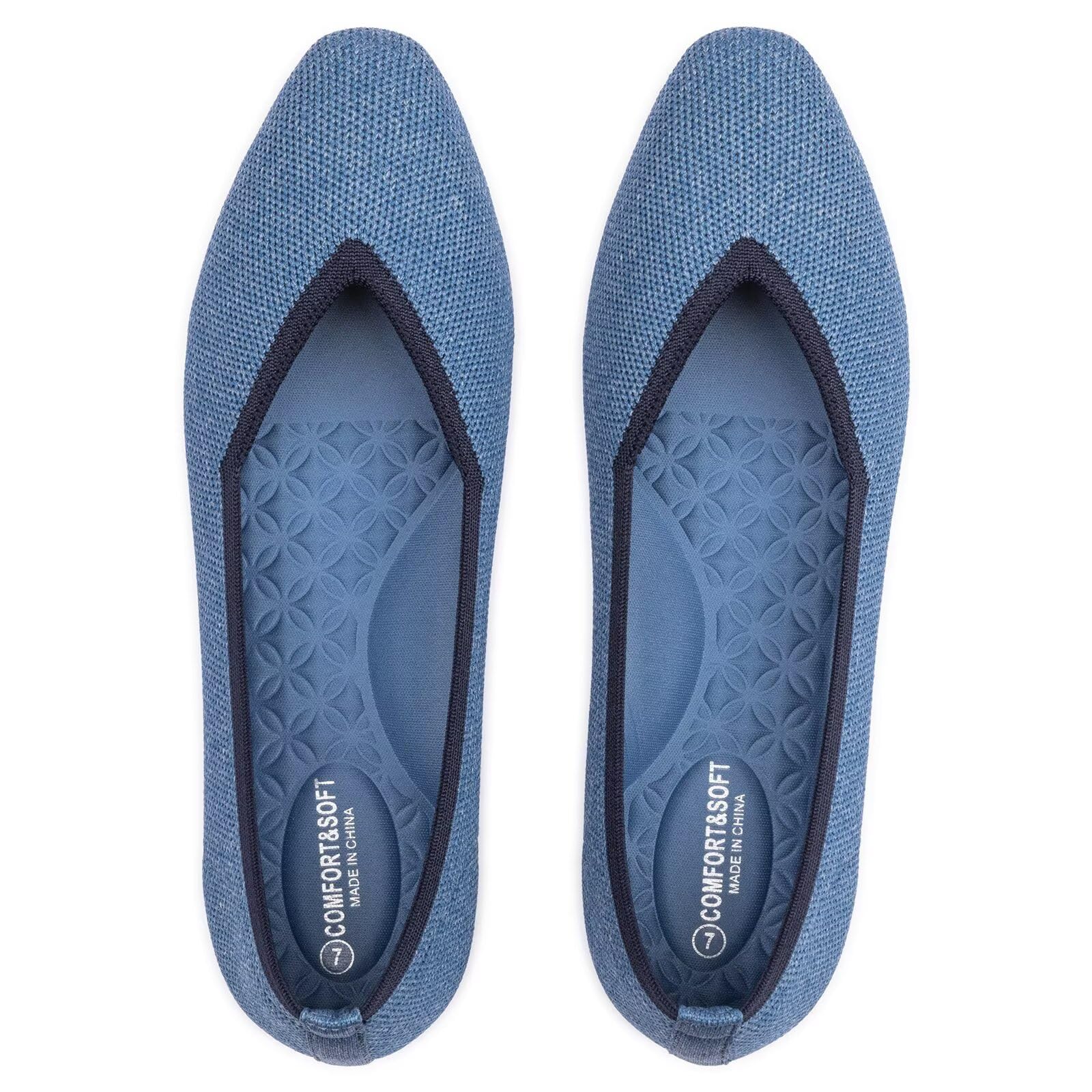 Frank Mully Damen Pumps mittlerer niedriger Absatz Fliegenge