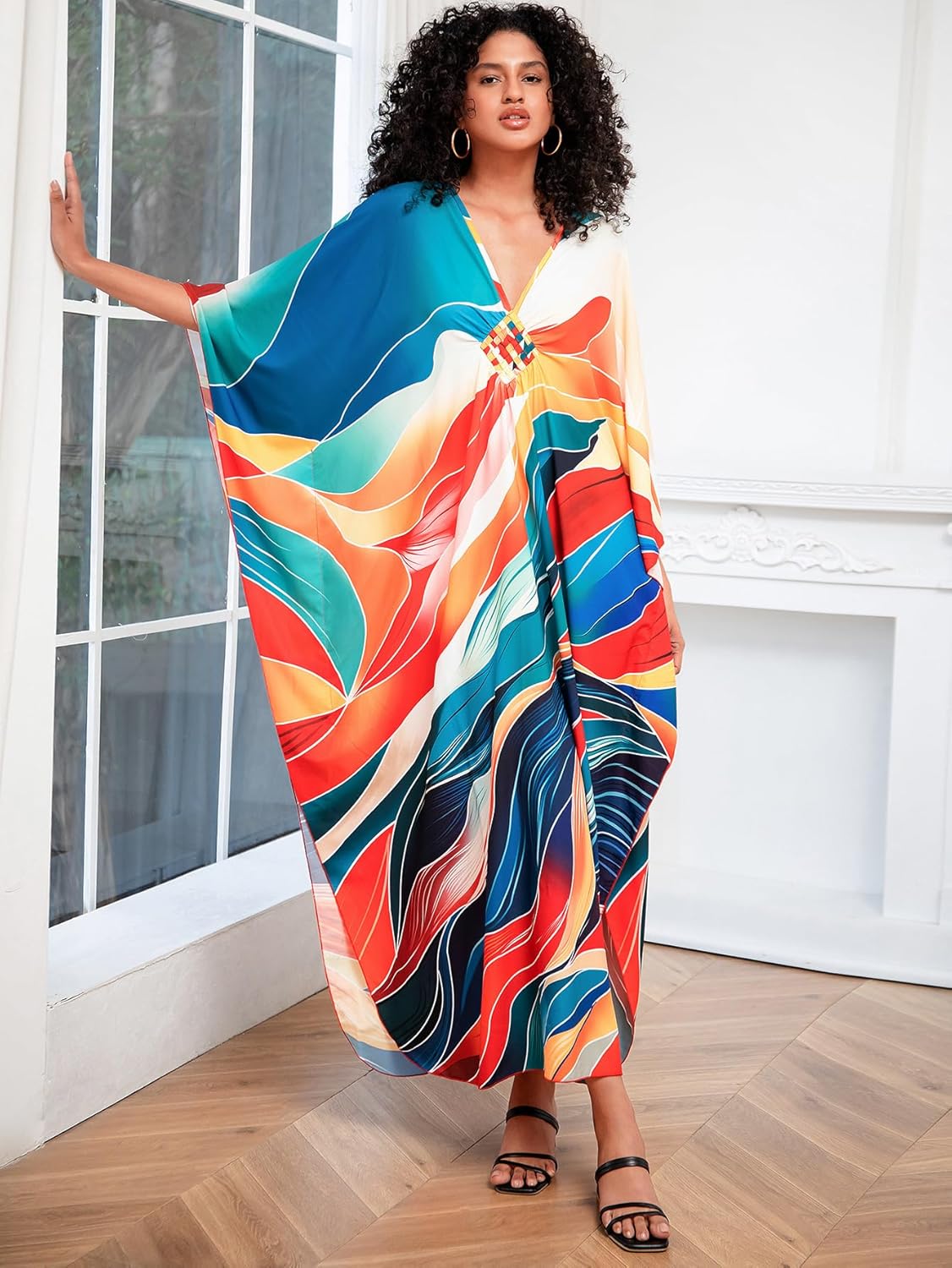 Plus Size Kaftan Dresses - Caftans for Women, One Size, US S-4XL - Image 3