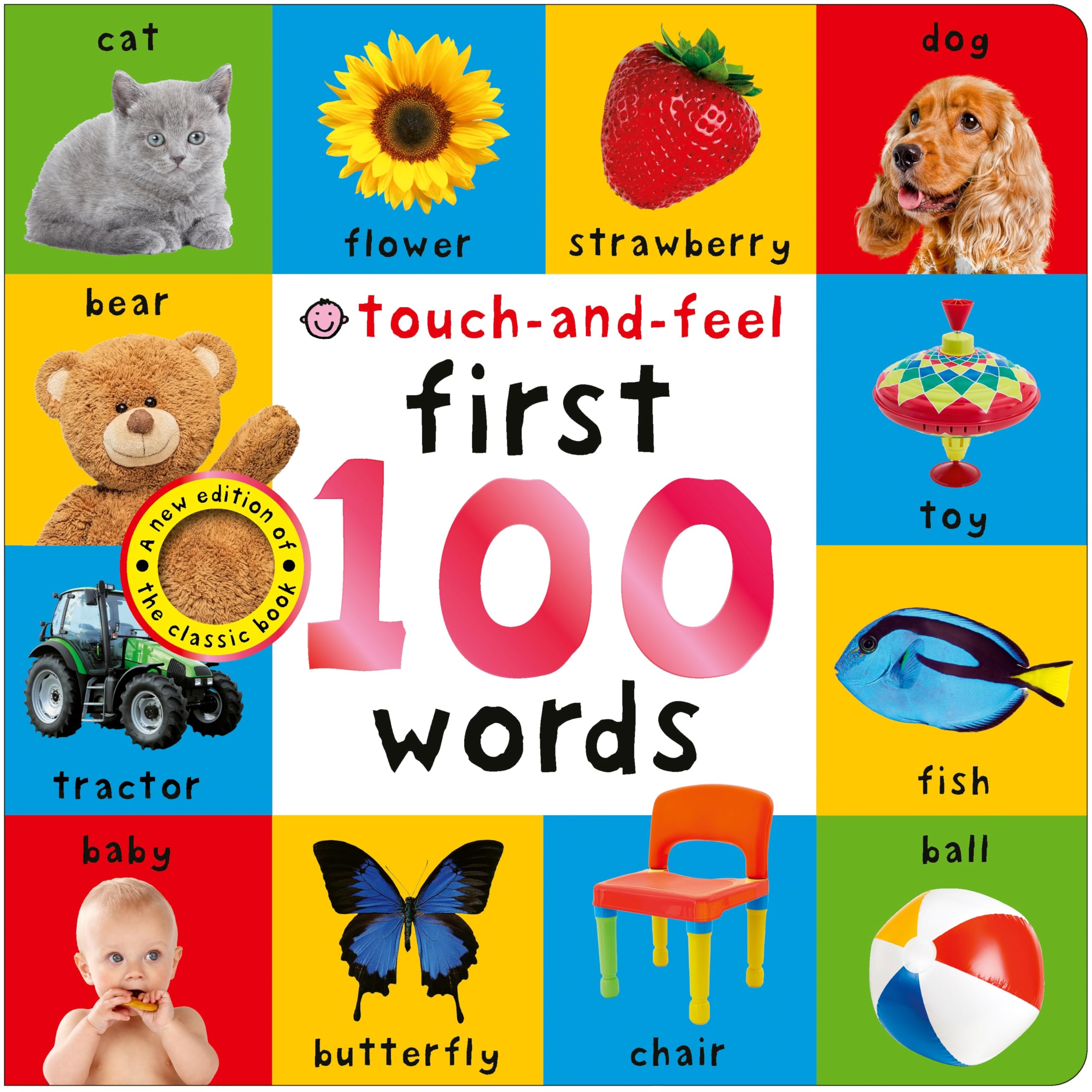 First 100 Words Touch-and-Feel: A Sensory Early-Learning Book