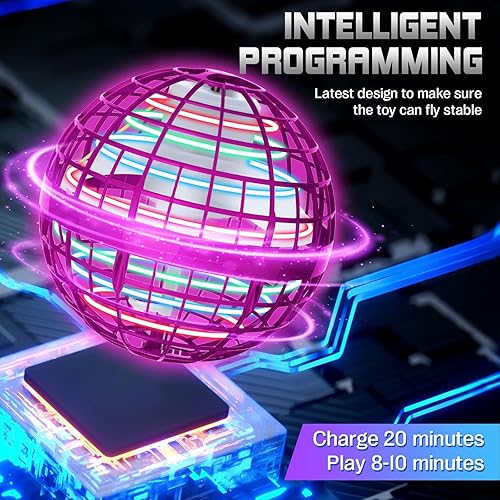 Miniatura 4 de Juguete de bola de orbe volador de galaxia  Bola de globo cósmico mejorada 2024 para niños, adultos, niños y niñas, bola voladora giratoria de 360