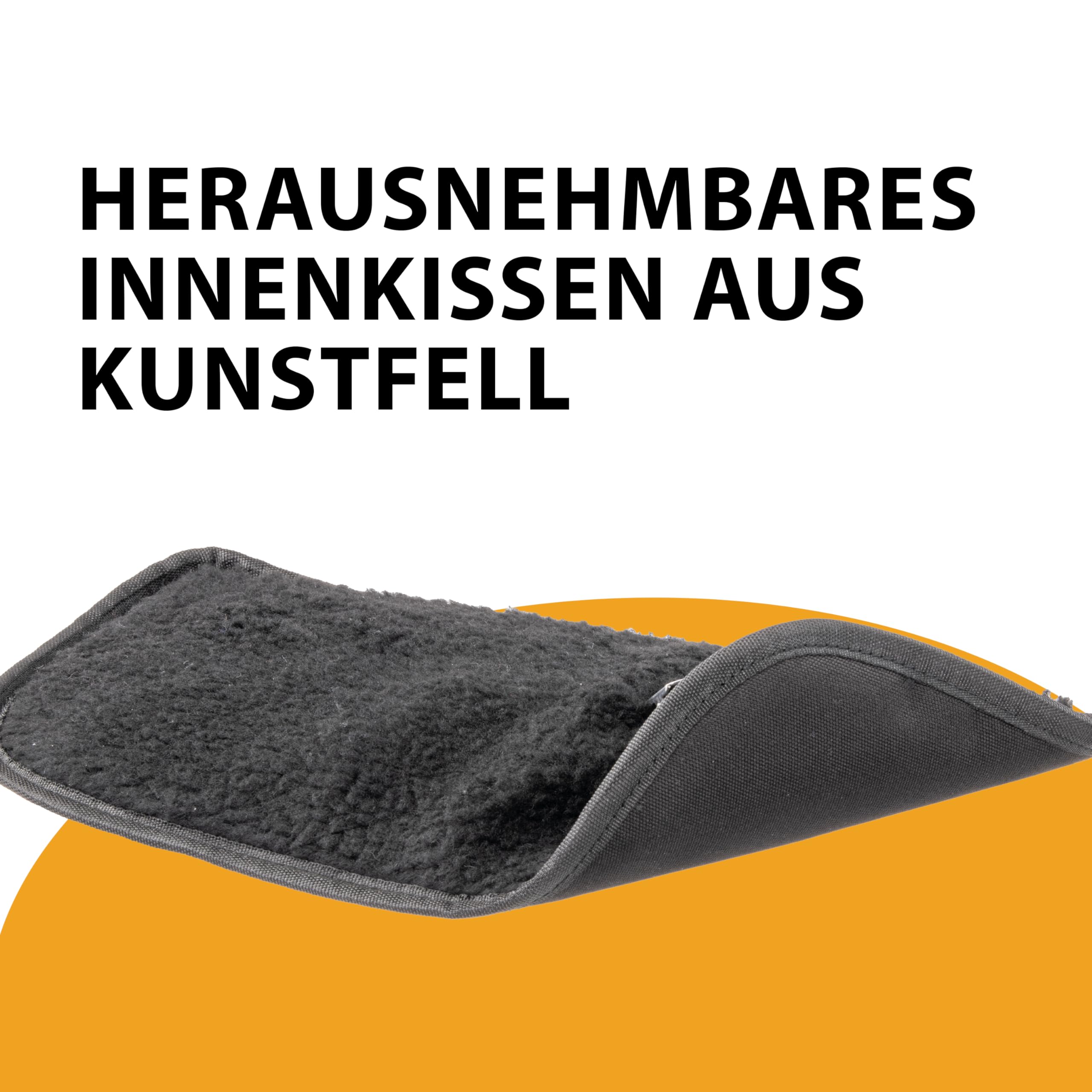 Ferplast Hunderucksack Voyager Backpack, Katzenrucksack, Hundetasche, Hundebox, Weite Öffnung, verstellbare Gurte, Sicherheitsgurt, mit Kissen, max. 10 kg, 29 x 21 x 36 H, Grau