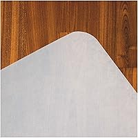 Vista 8 de Marvelux Tapete antideslizante para silla para suelos duros, 29 x 46 pulgadas, protector de piso de madera dura de oficina blanco duradero