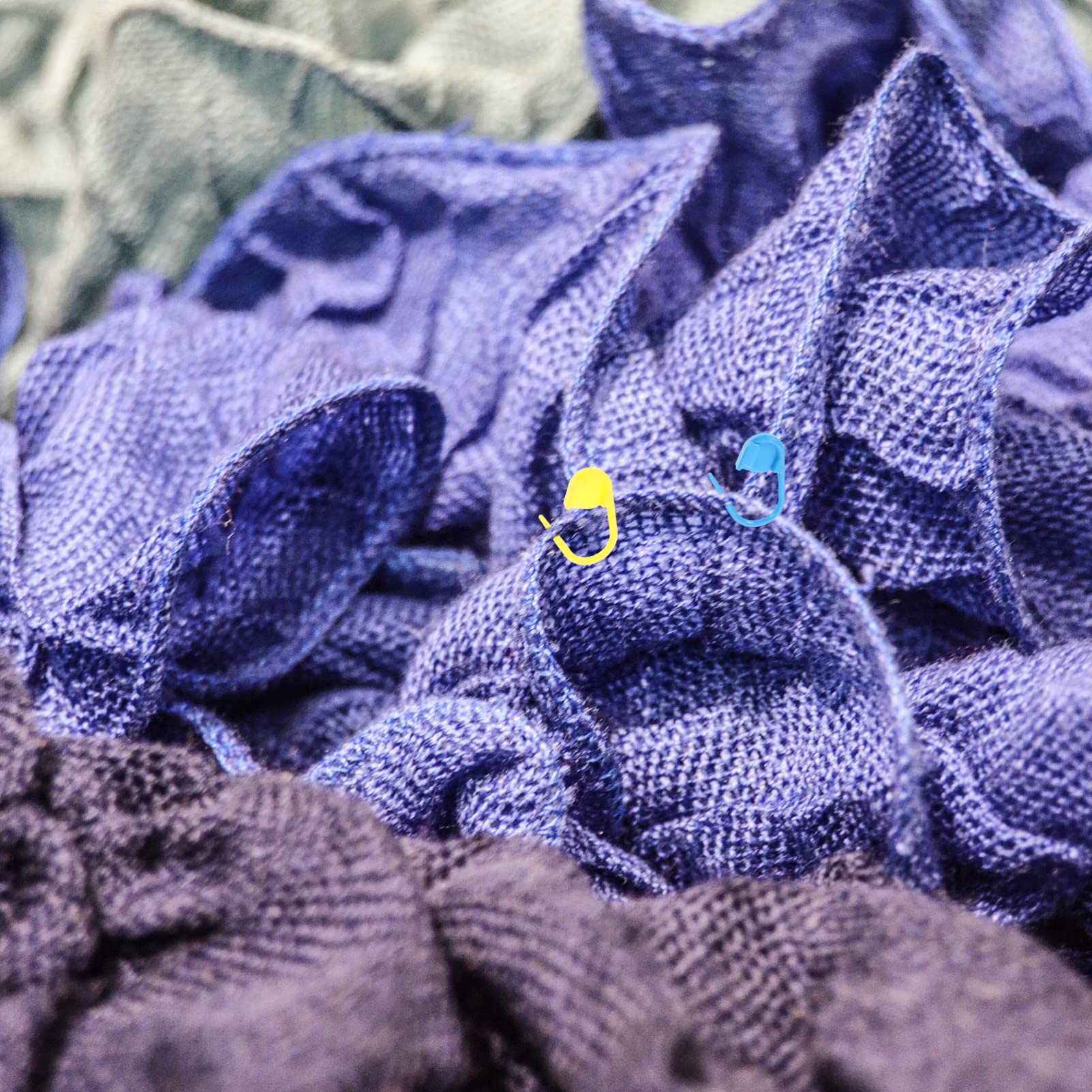Lurrose 4 Juegos De Marcadores De Ganchillo Portátiles Con Bloqueo Para Gorros Bufandas Guantes Y Proyectos De Manualidades (2 Cajas X 4)
