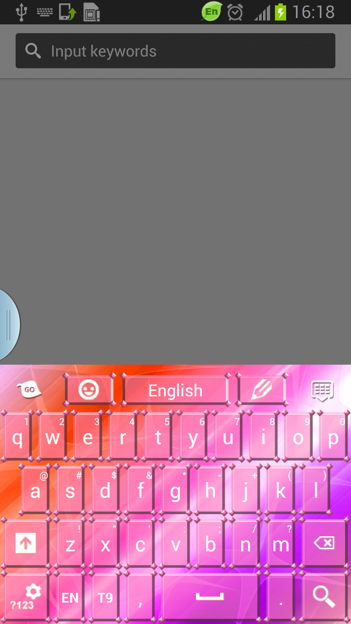 Pink Hot Color Keyboard App on Amazon Appstore