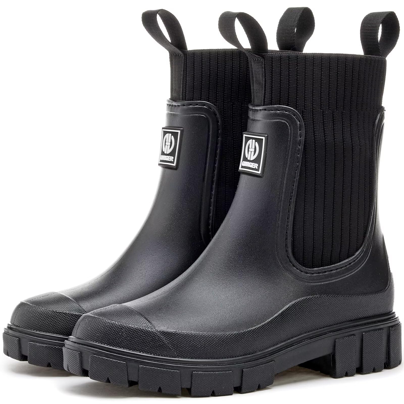 Botas de Agua Mujer Impermeable Zapatos de Lluvia