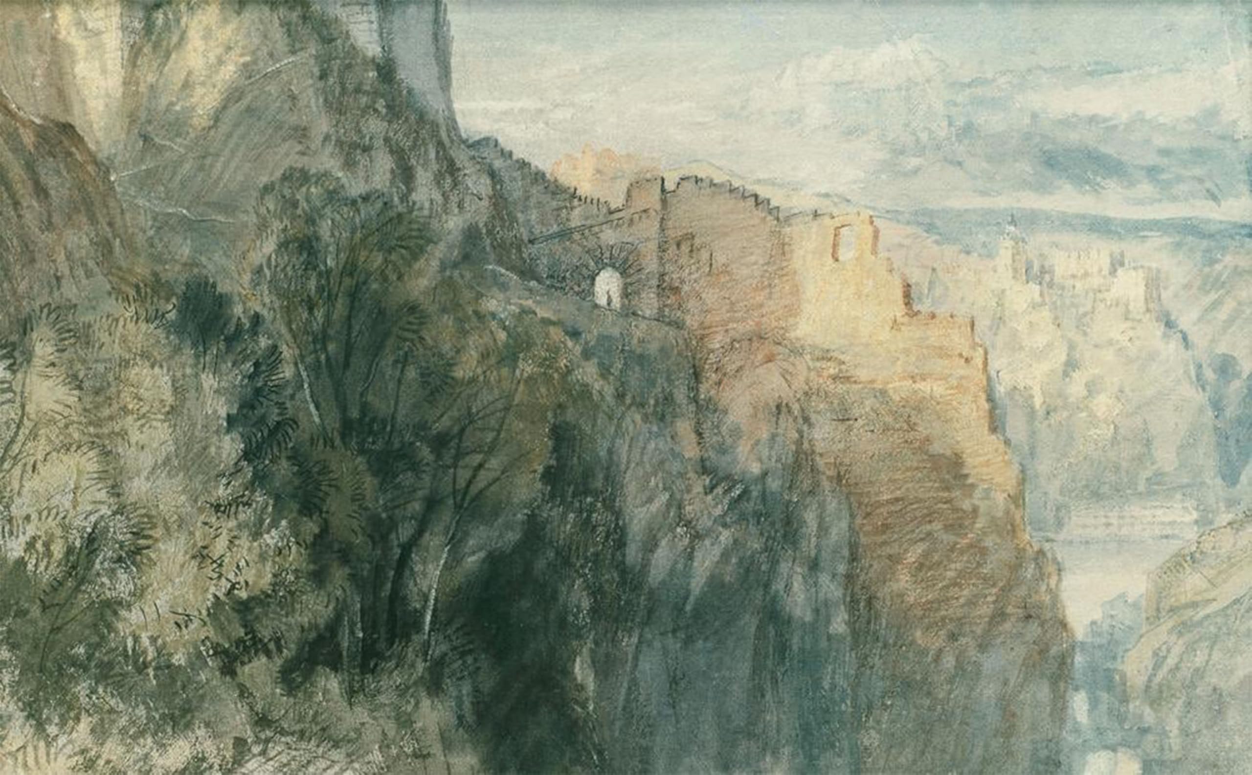 Lienzo de Castle Katz de Turner para decorar un salón clásico elegante de 60x90cm 5